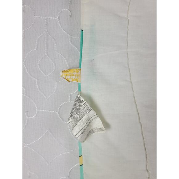 Vintage Dundee Baby Crib Blanket Comforter Pastel Zoo Animals Quilted USA Made - Picture 10 of 14